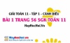 Giải bài 1 trang 56 Toán 11 tập 1 SGK Cánh Diều